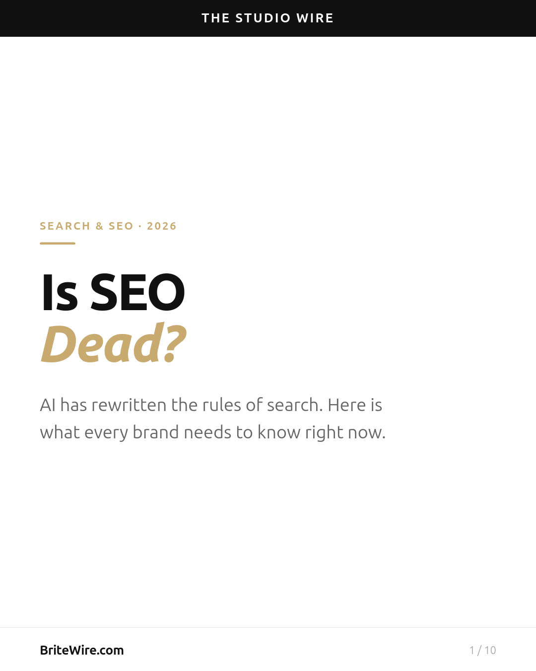 Instagram: Is SEO Dead